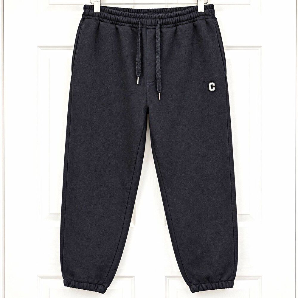 Covenant Black Sweatpants Joggers M Embroidered Logo Streetwear Athleisure